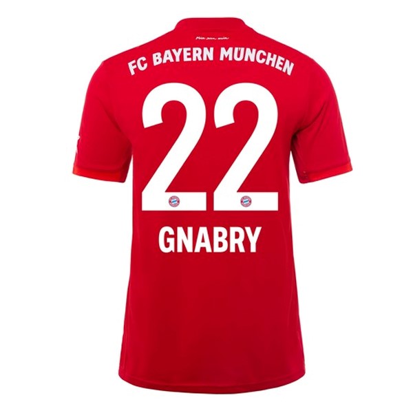 Camiseta Bayern Munich NO.22 Gnabry Segunda equipo 2019-20 Blanco